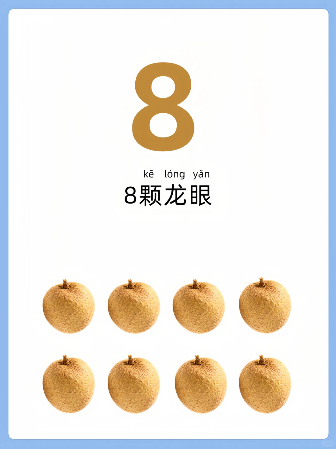 儿童早教启蒙识图-数字与水果数量概念