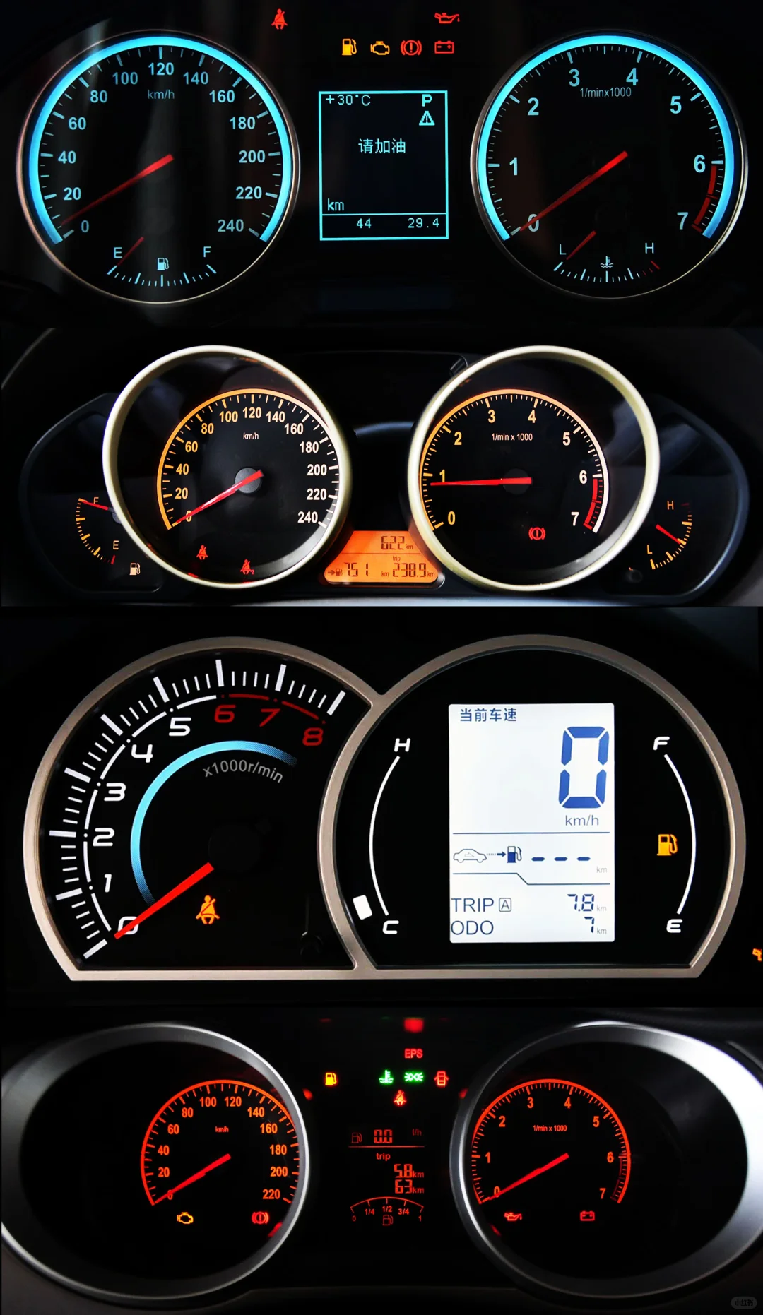 老国产的机械仪表盘——华晨篇