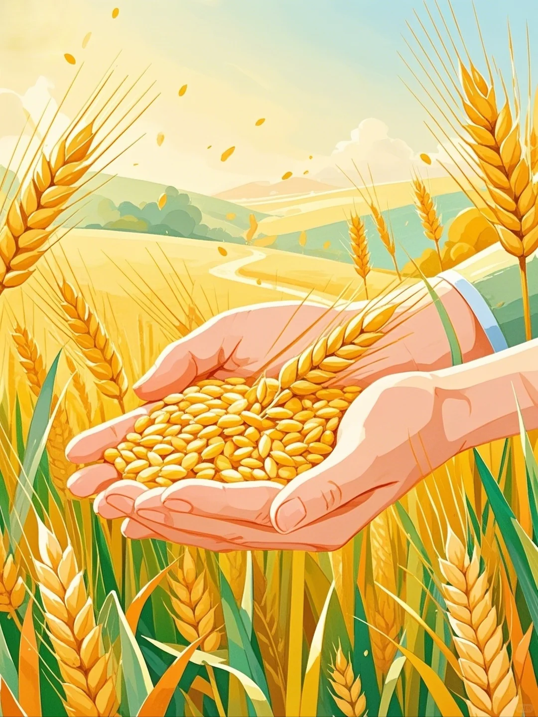 二十四节气原创海报忙种