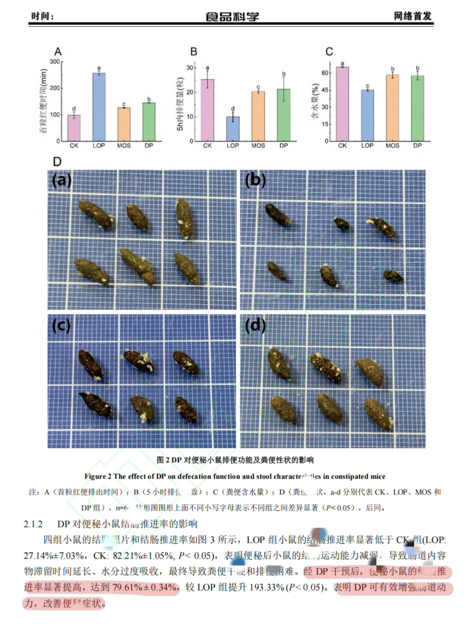 科研实证:紫皮石斛原浆对改善?正向作用