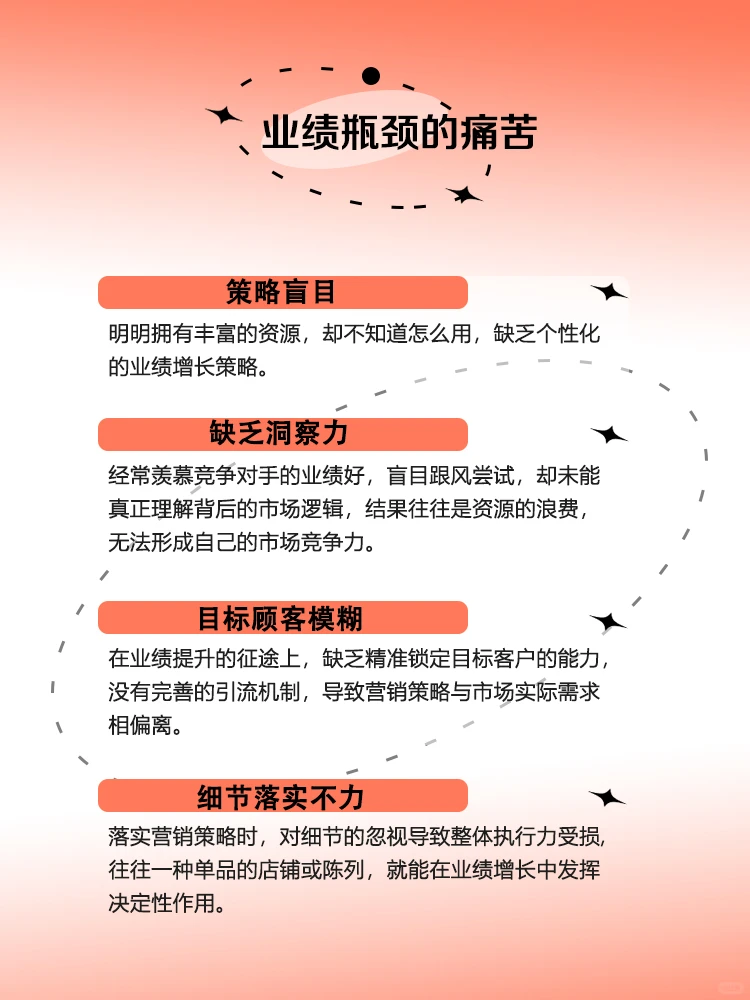 服装店业绩瓶颈❓短短3天带你迅速翻身?