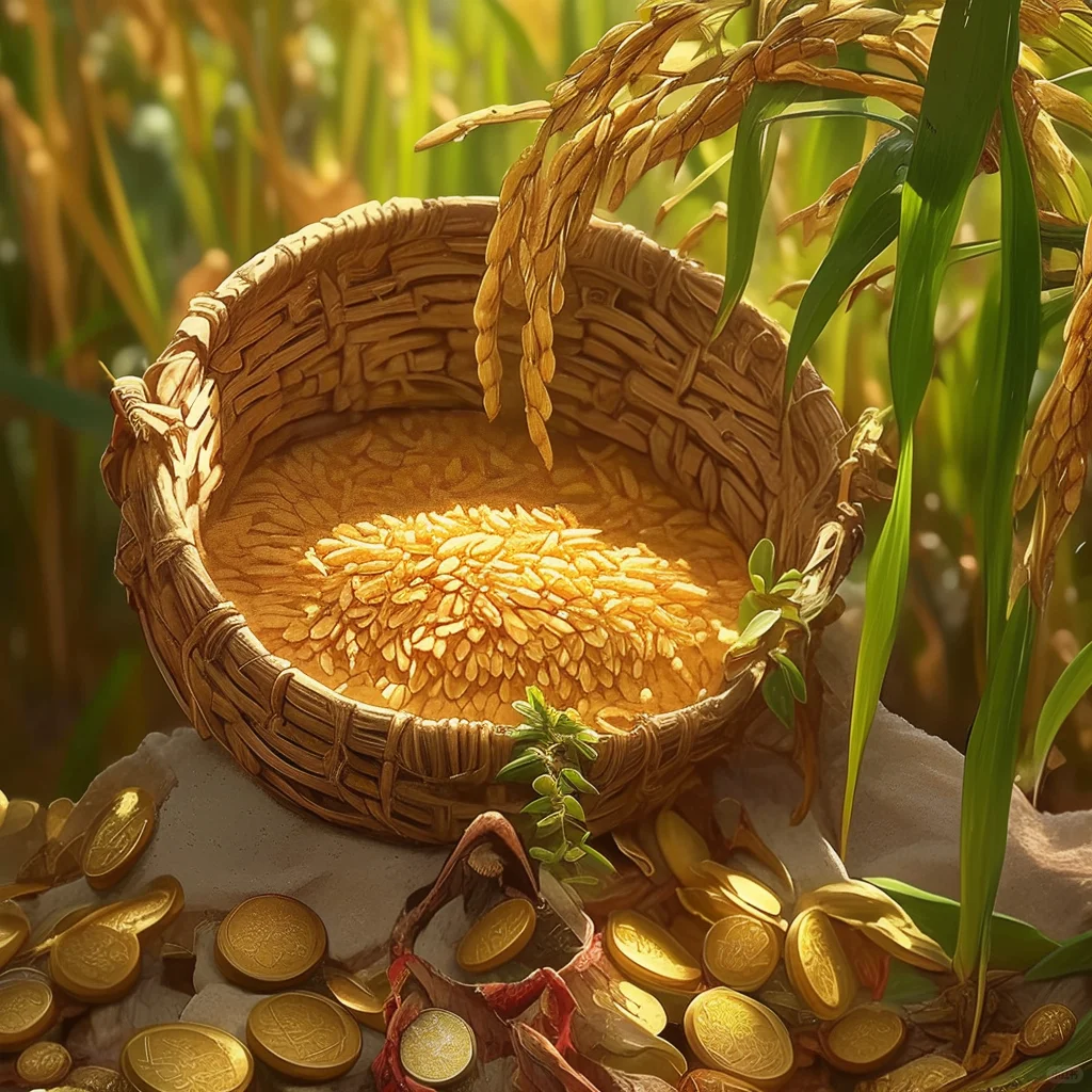 五行能量头像｜稻谷飘香?、丰收在望