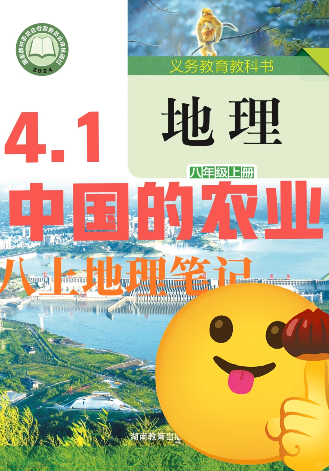 ❤️新湘教版八上地理笔记｜4.1中国的农业