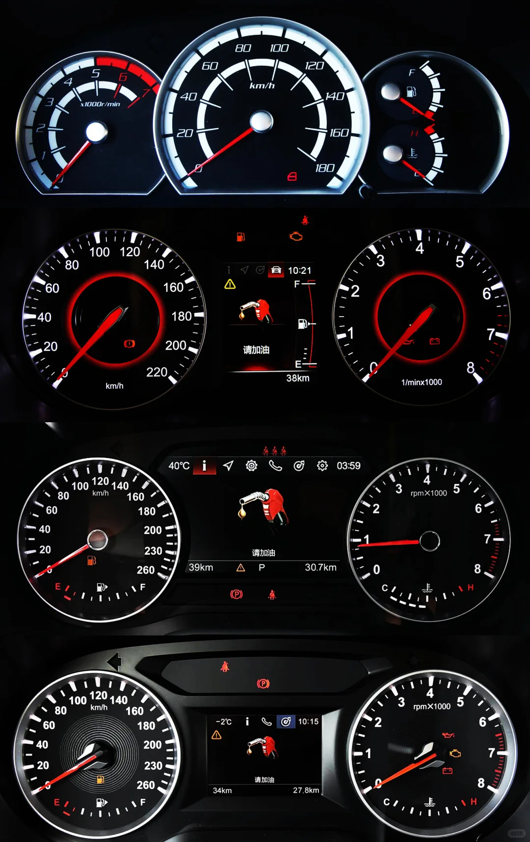 老国产的机械仪表盘——华晨篇