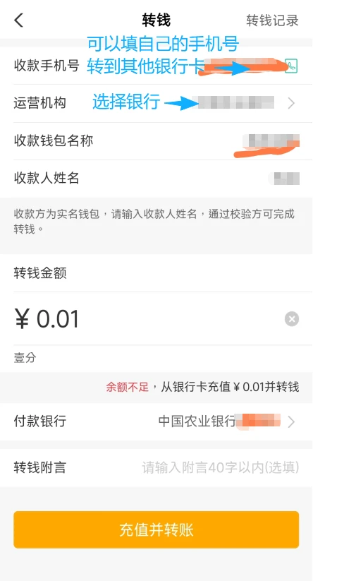 农行10r立减金！附攻略