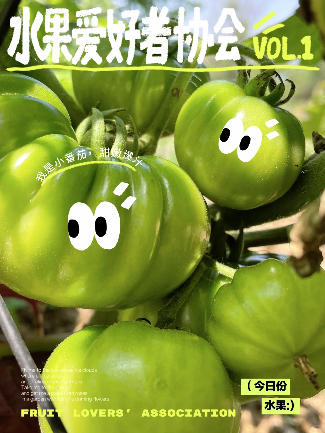 在大大的园子里面种呀种呀种！