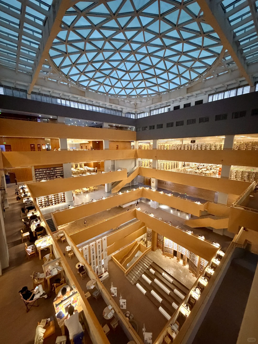 成都大学的图书馆。。。学习氛围真的好好啊?