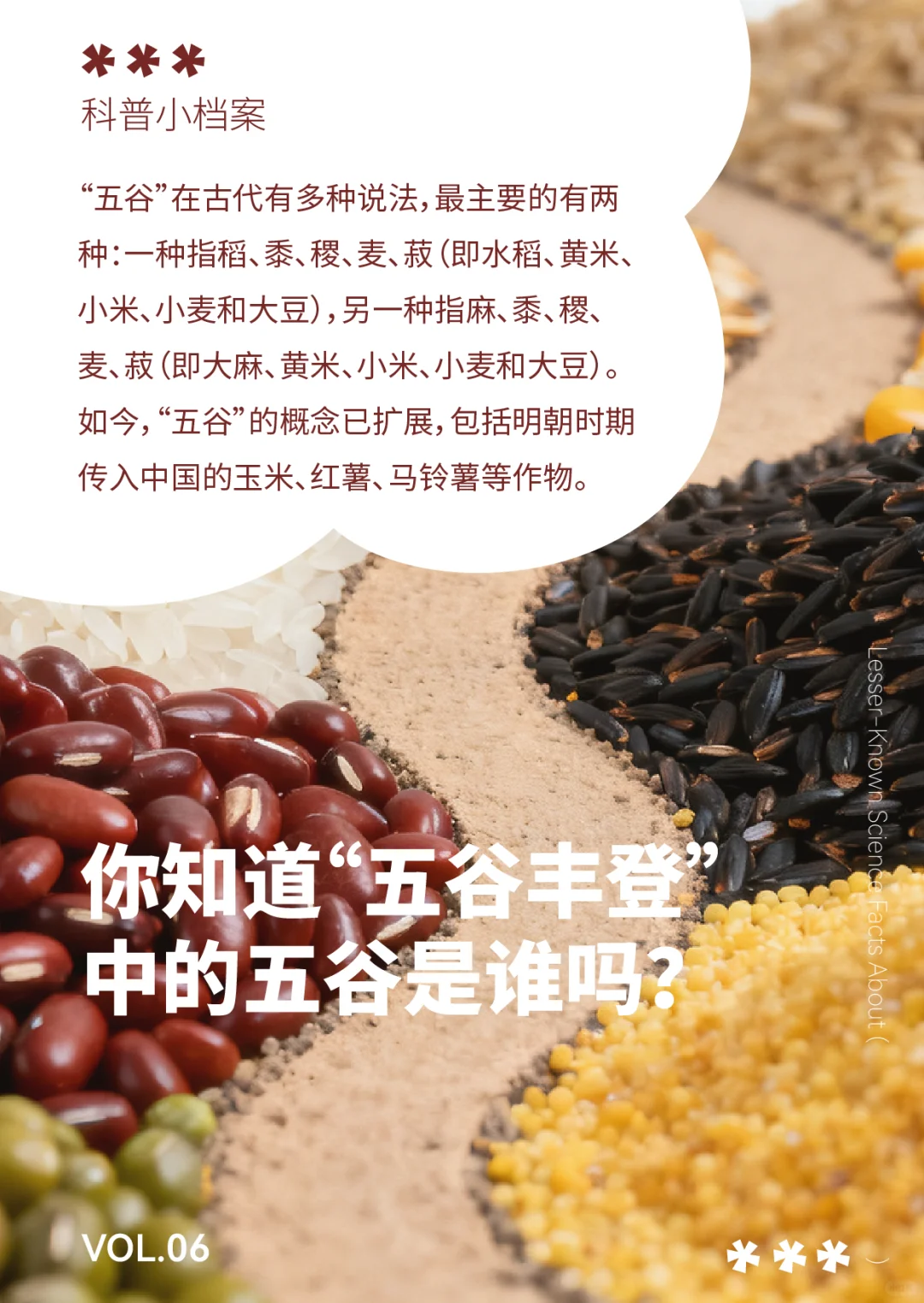 ?自然通识小百科VOL.6 | 粮食说明书