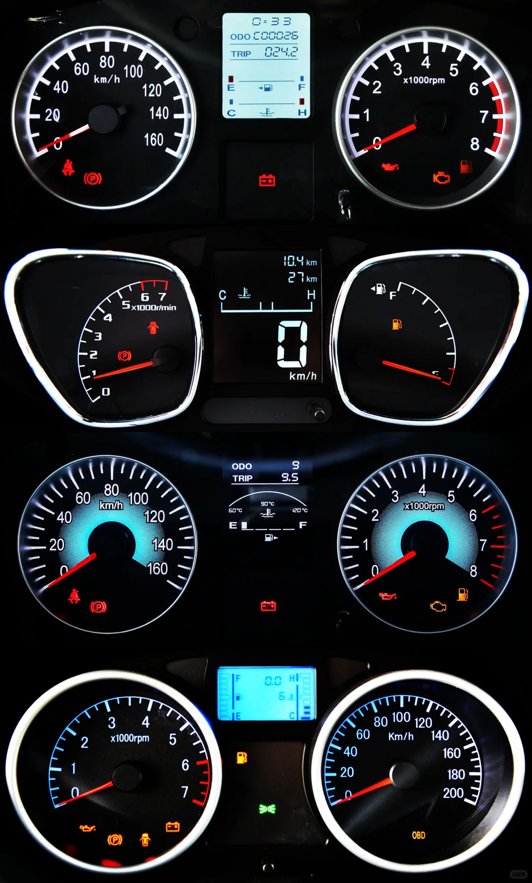 老国产的机械仪表盘——华晨篇