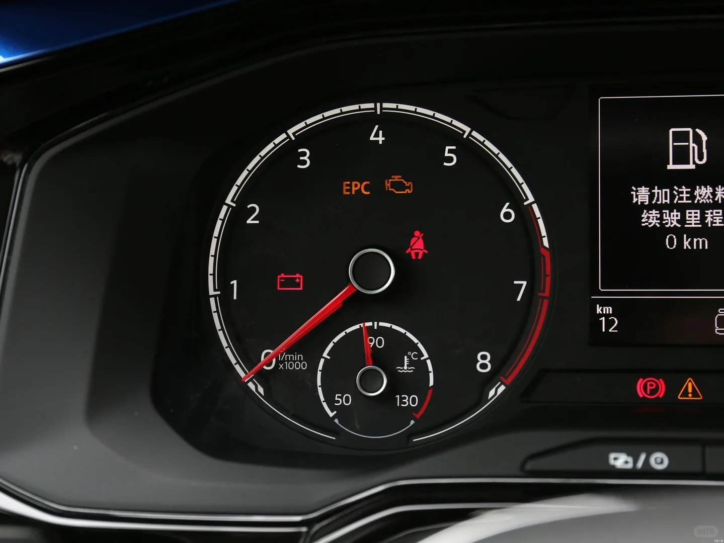 上汽大众Polo仪表