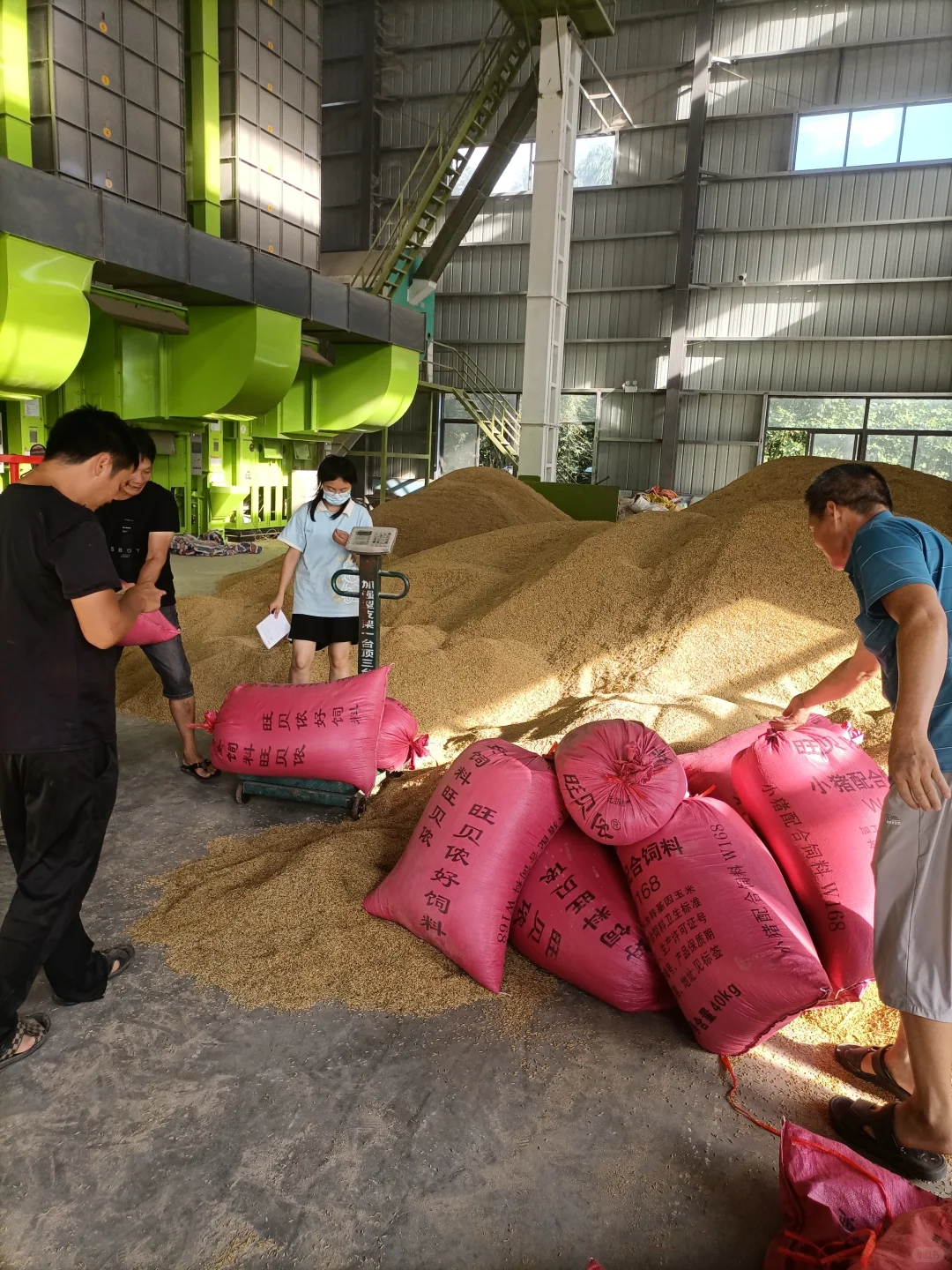 今日工作，帮脱贫户卖谷子，完成带动率