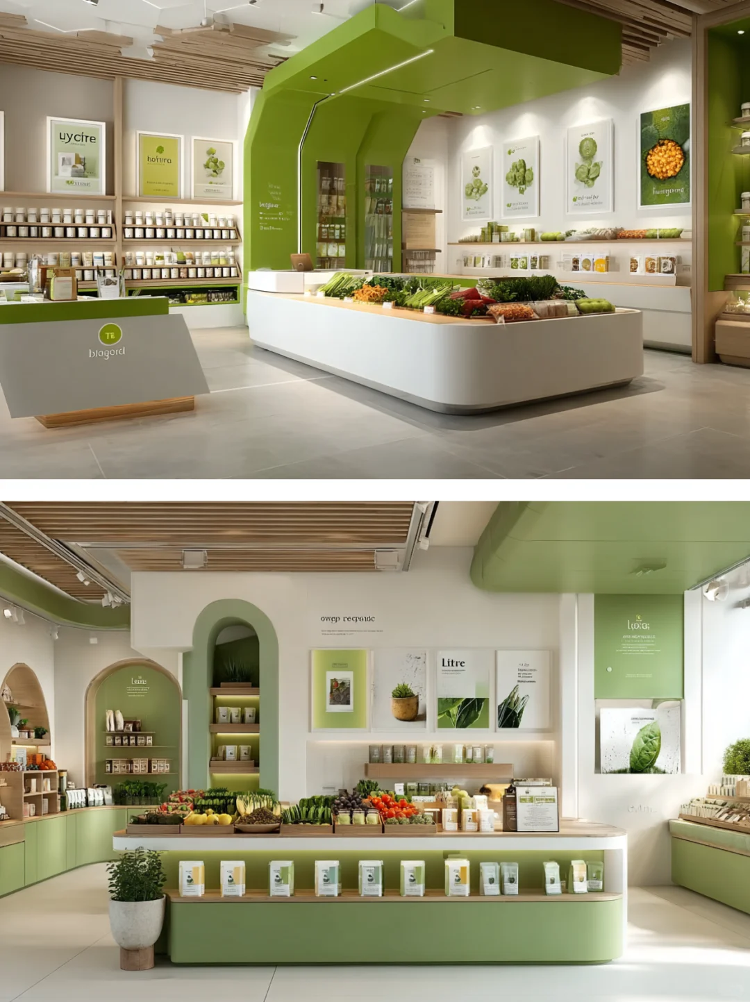 这农业展位直接把 “清新感” 焊在审美上了