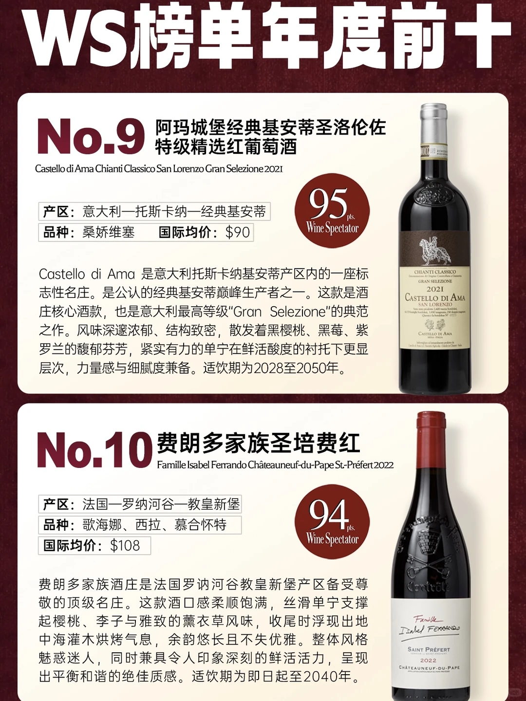 重磅｜2025年度WS百大葡萄酒榜单公布?