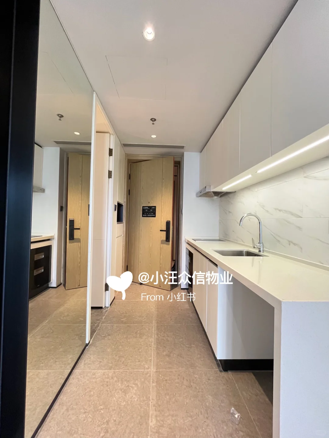 福永会展湾水岸精装空单间 可空房?️配齐