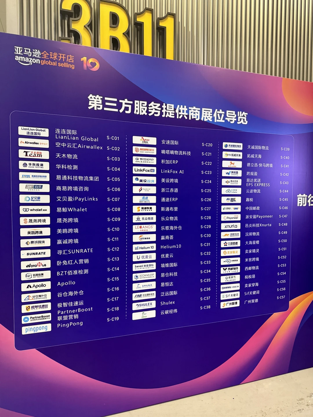 2025亚马逊峰会展商名单