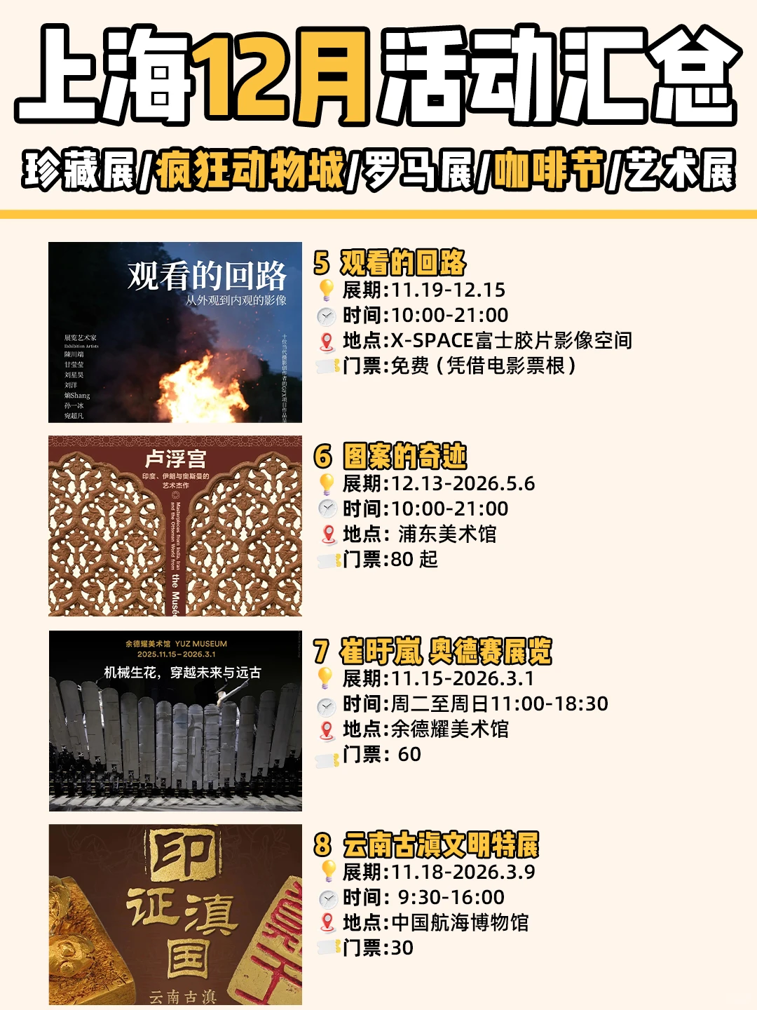 魔都12月不能错过的20个展览！一次看够！