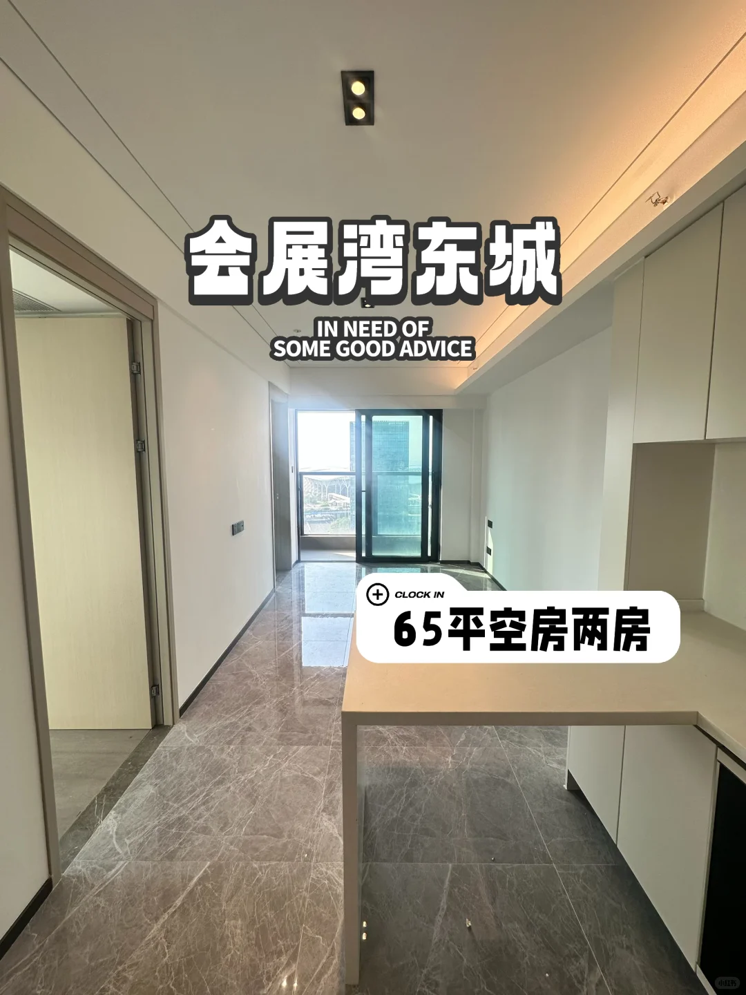 ?会展湾东城 海景两房一厅空房自由配置