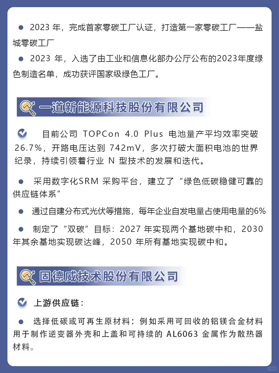 2024中国光伏绿色供应链重点企业分析