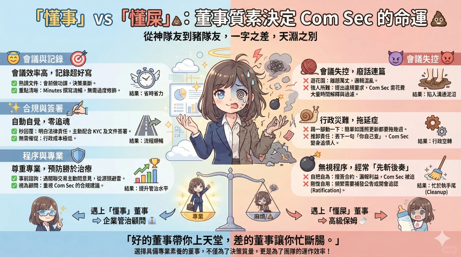 你家的董事是，懂事，還是，懂屎？