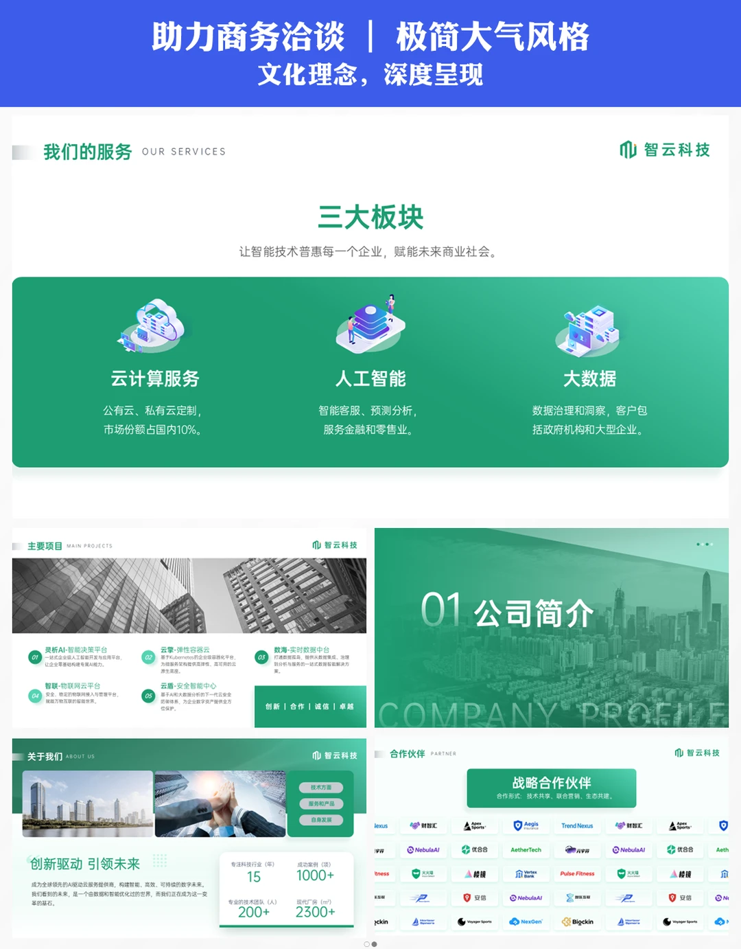 品牌形象ppt模板一键换装