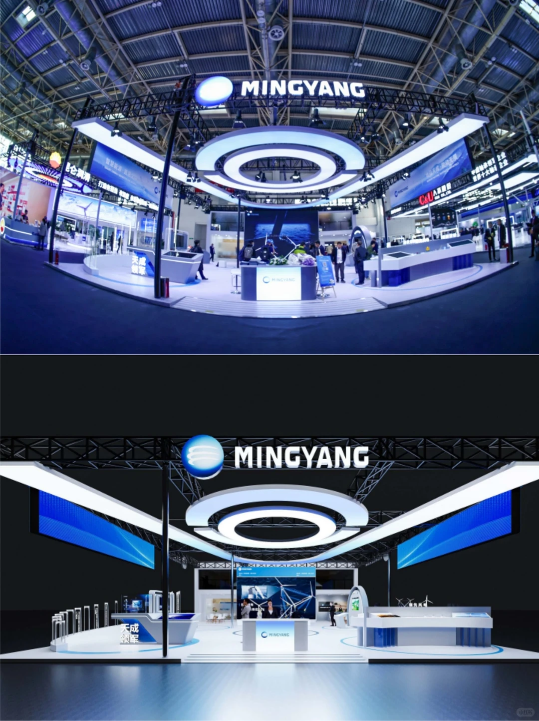 北京展会设计搭建丨400平展台设计案例