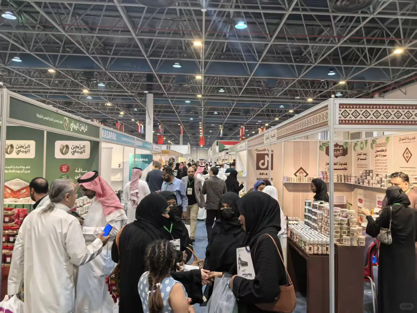 晚上22:00沙特吉达展会第一天