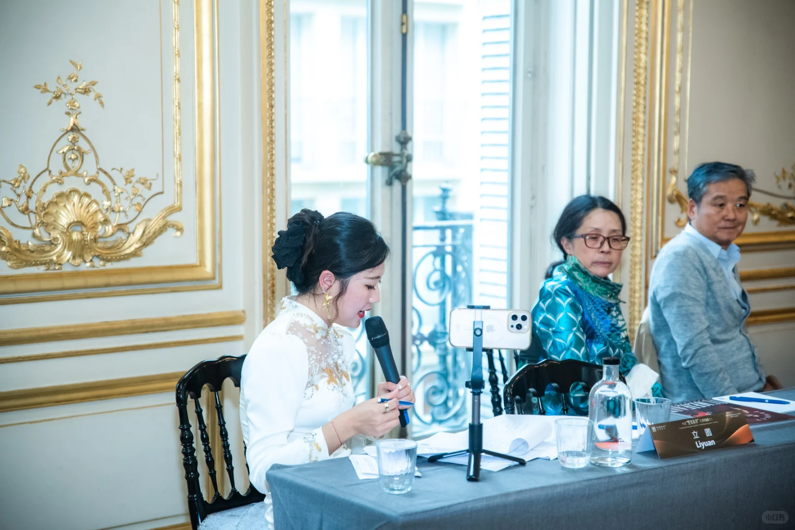 ??中法双语主持并翻译昱美东方欧洲推介会