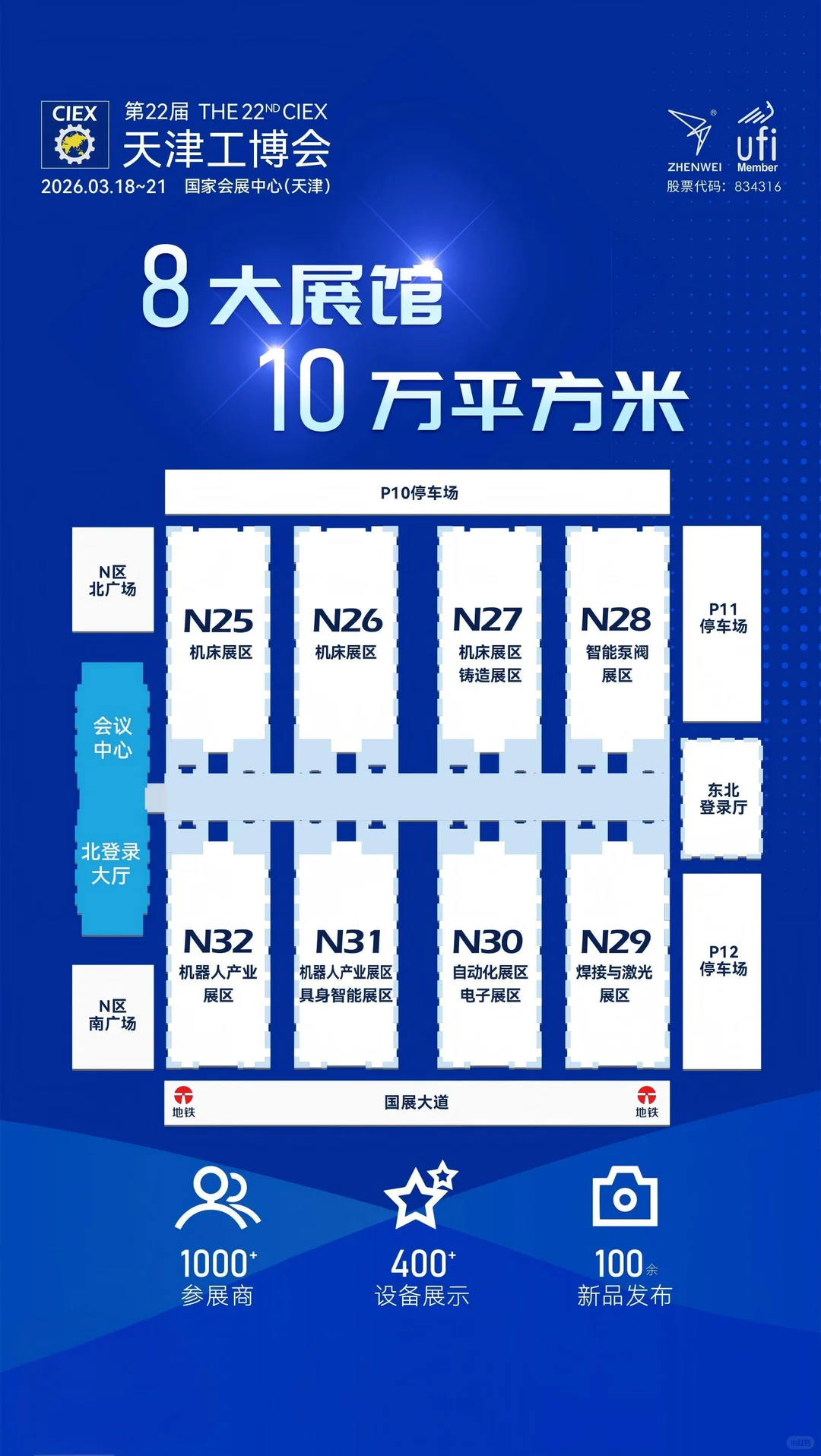 发展新质生产力 2026天津工博会 10万平米