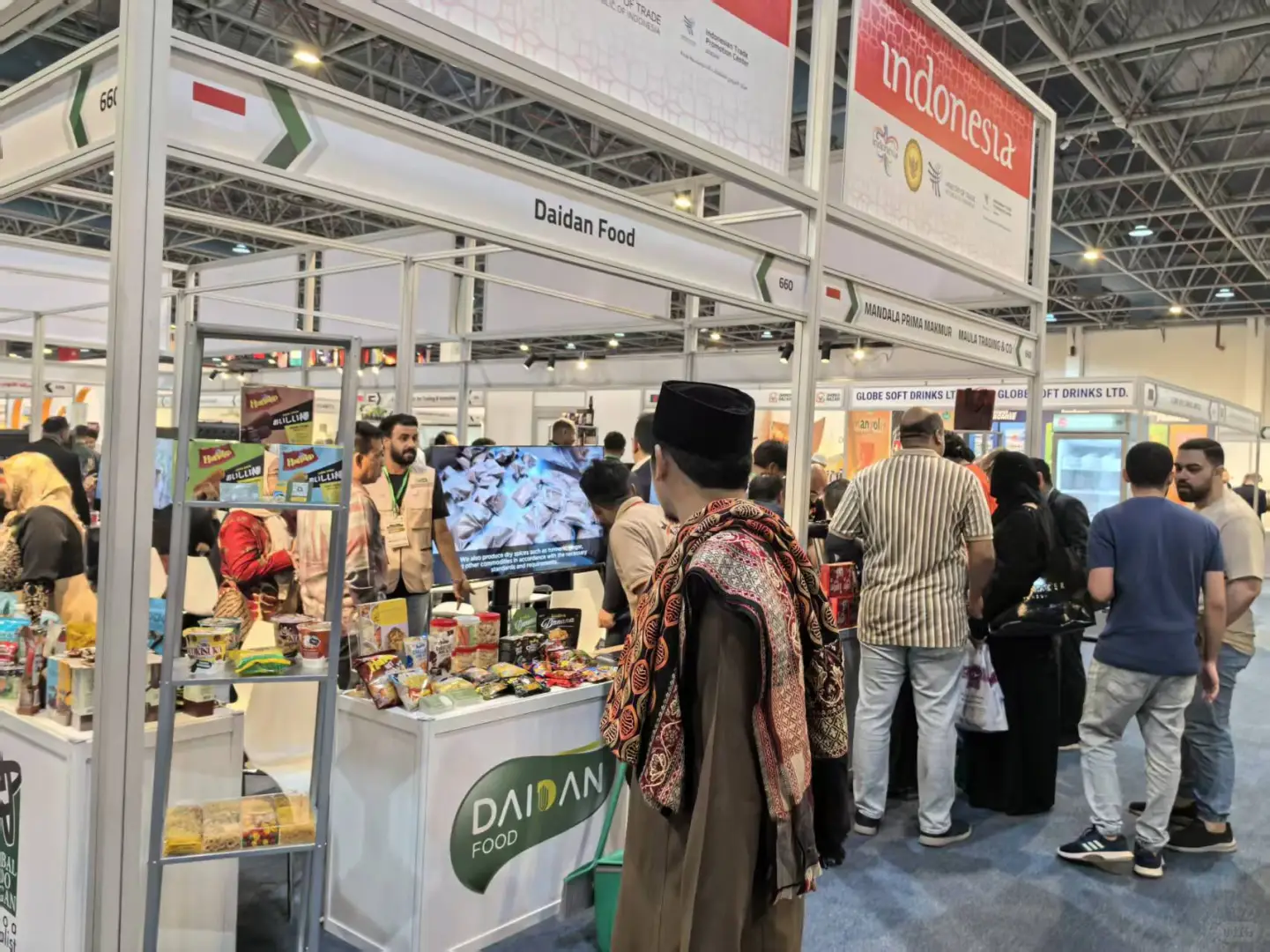 晚上22:00沙特吉达展会第一天