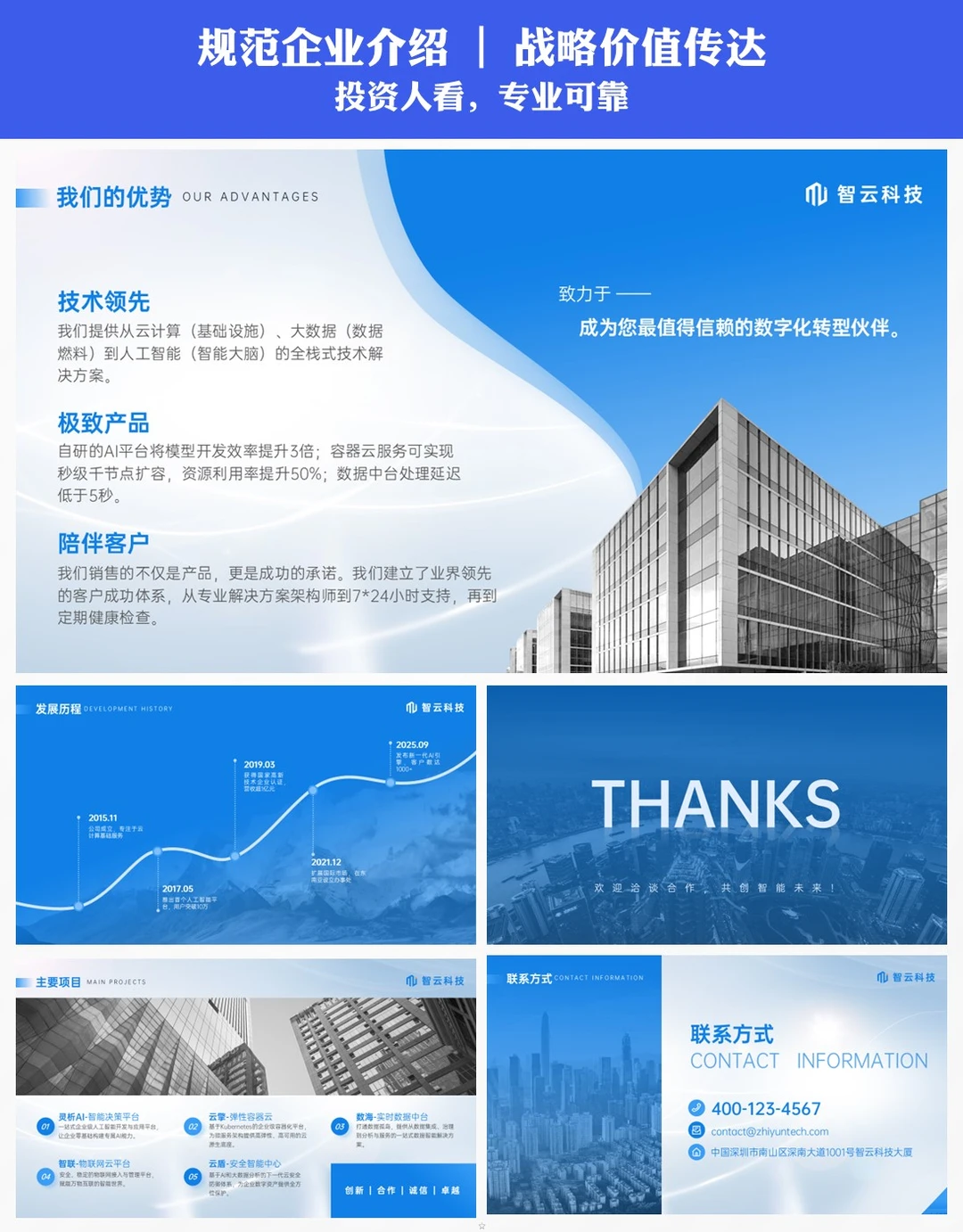 品牌形象ppt模板一键换装