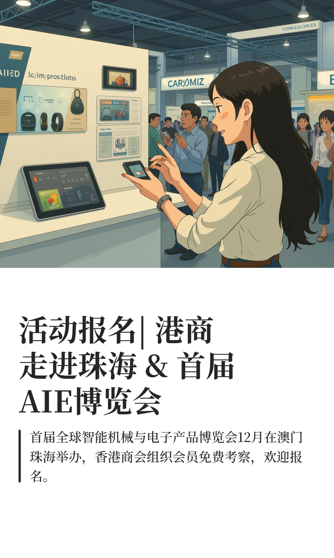 活动报名| 港商走进珠海 & 首届AIE博览会