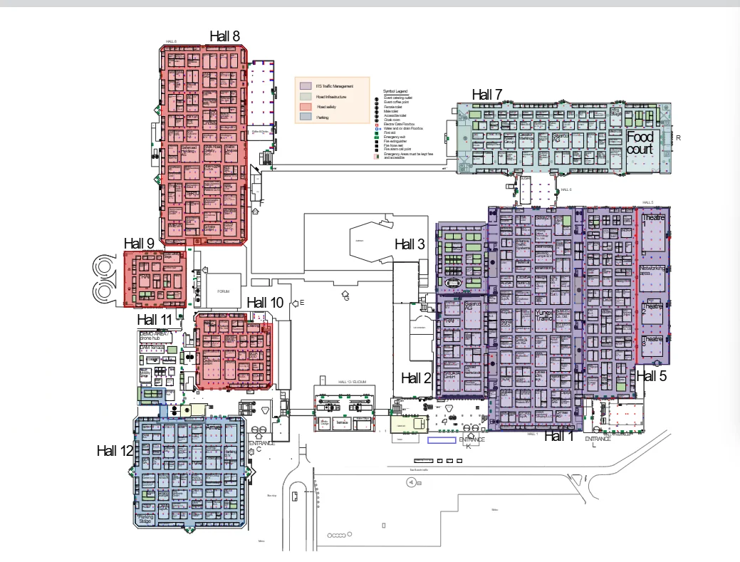 荷兰交通展在线展位图