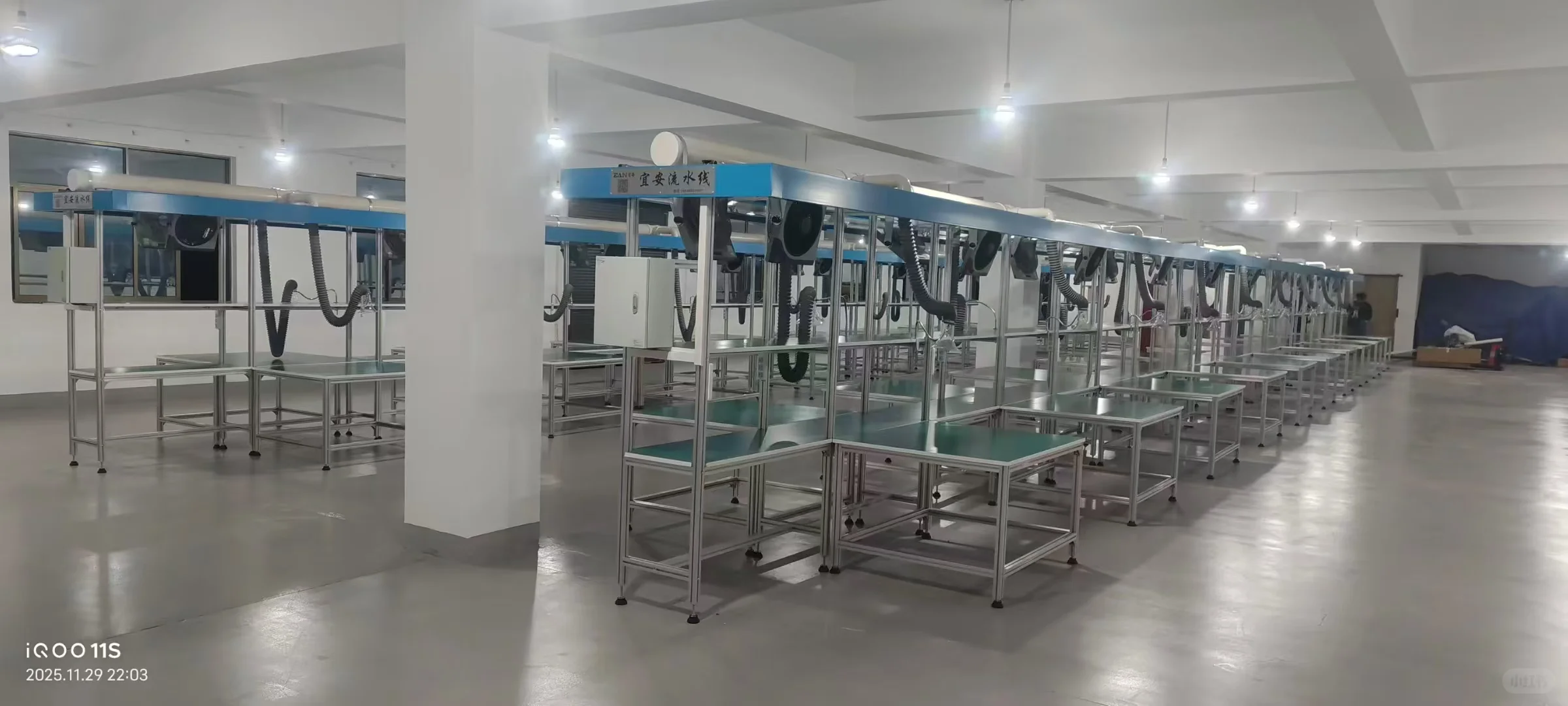 流水线工作台交付完成