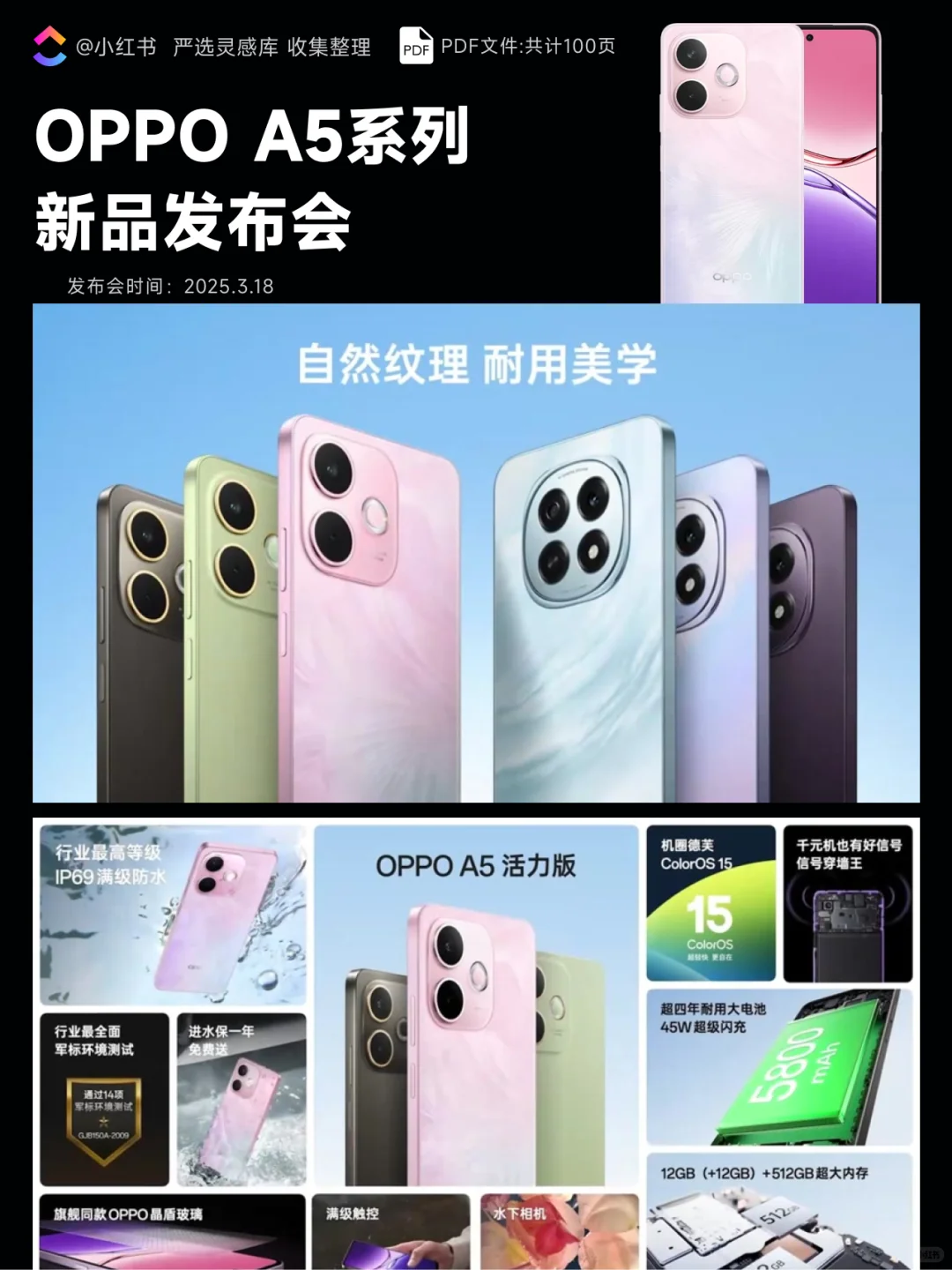 【381】2025 OPPO A5系列新品发布会PPT