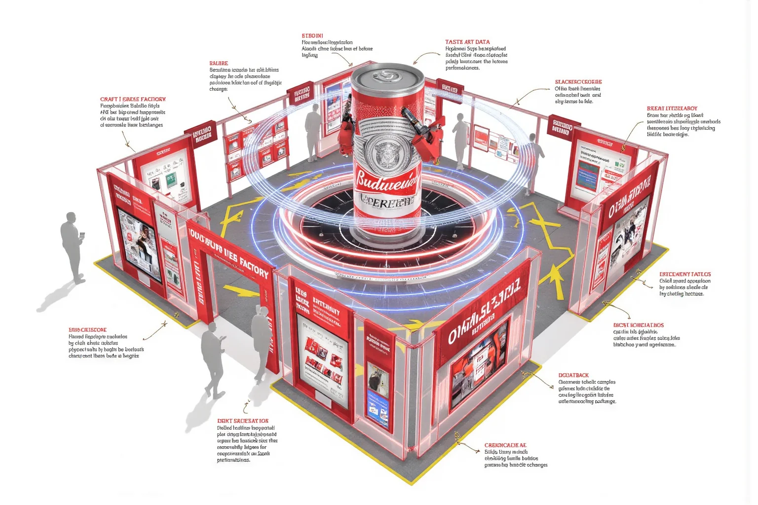 百威啤酒 | 超级工厂展台实验场概念方案