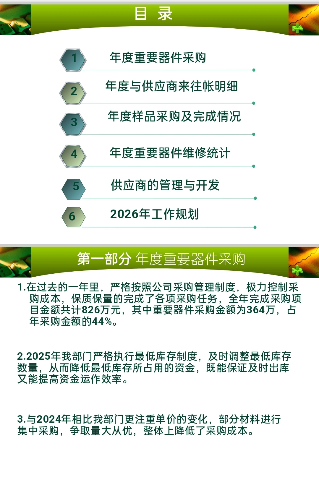 采购部年终总结，必须秀出硬实力