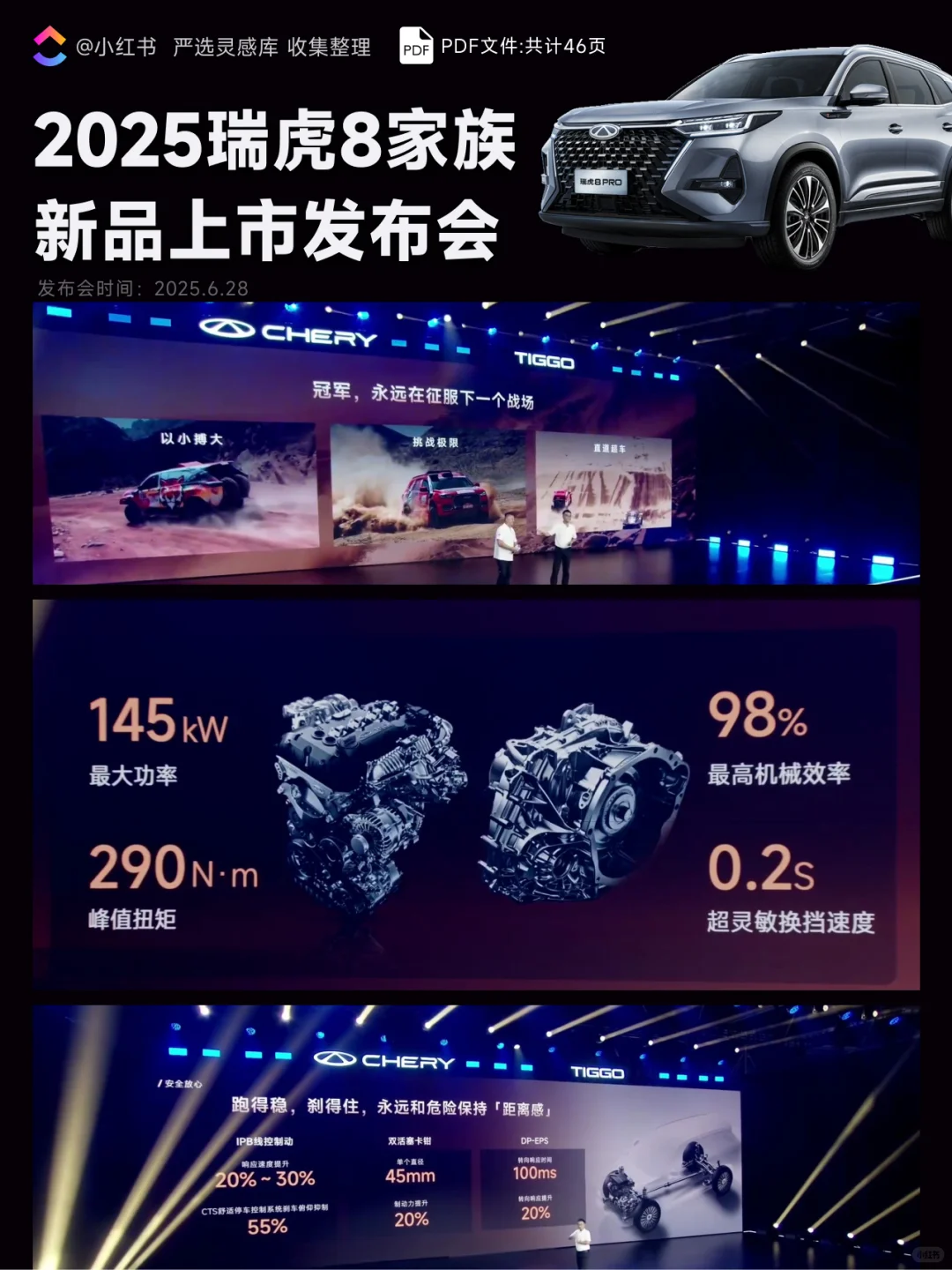 【334】2025瑞虎8家族新品上市发布会PPT