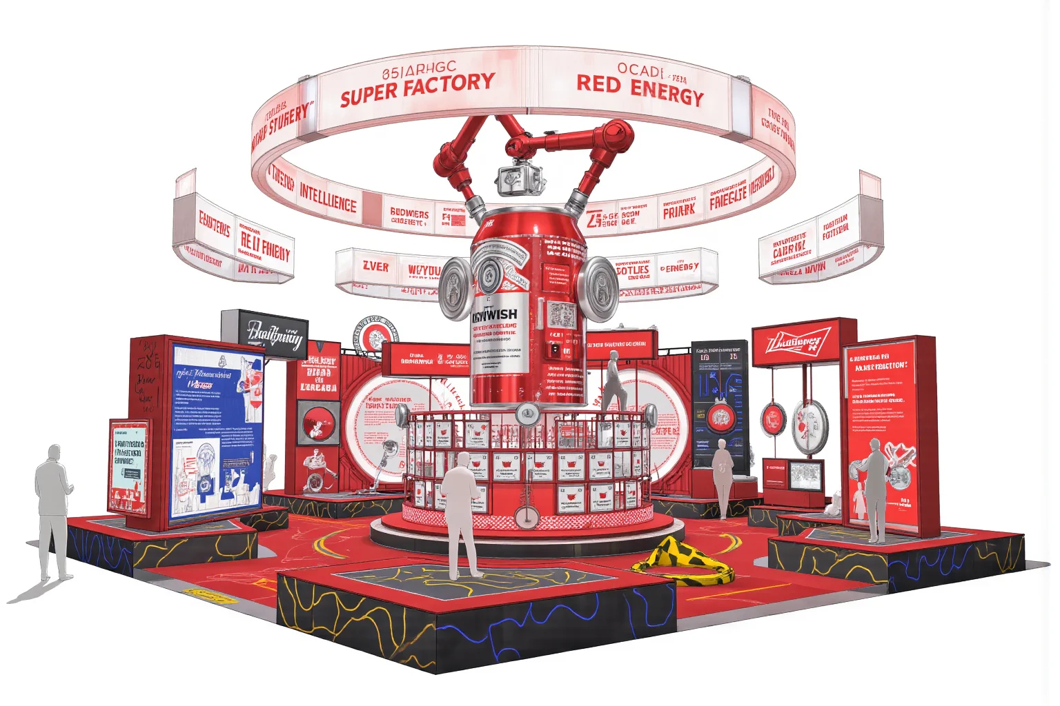 百威啤酒 | 超级工厂展台实验场概念方案