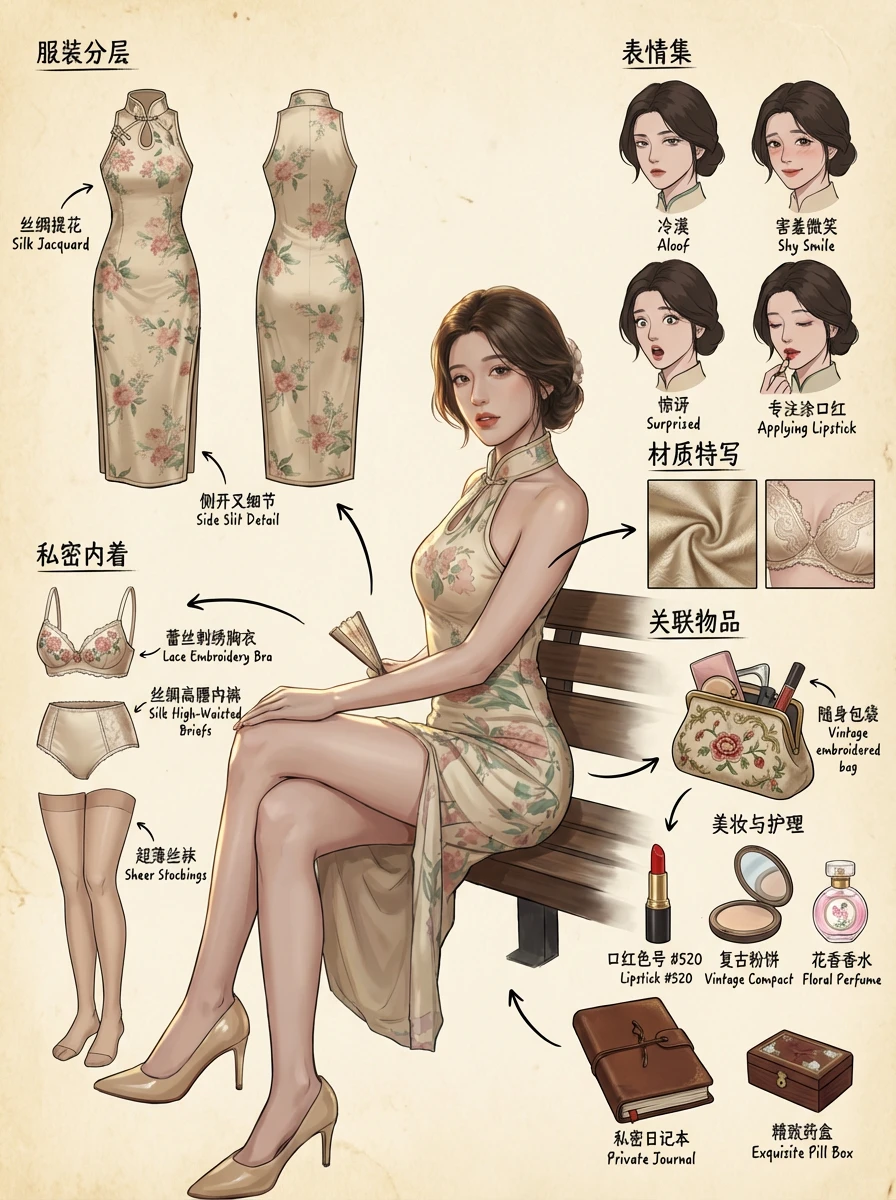 附提示词 | 超?的全景角色分析图玩法