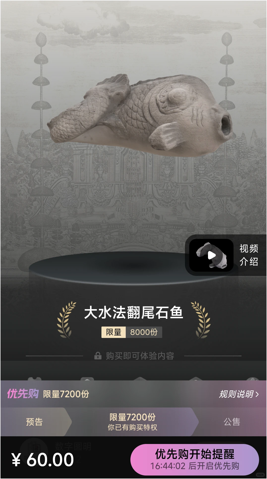 明日蓝鲸 莫忘记抢购 不在日历发行鲸探藏品