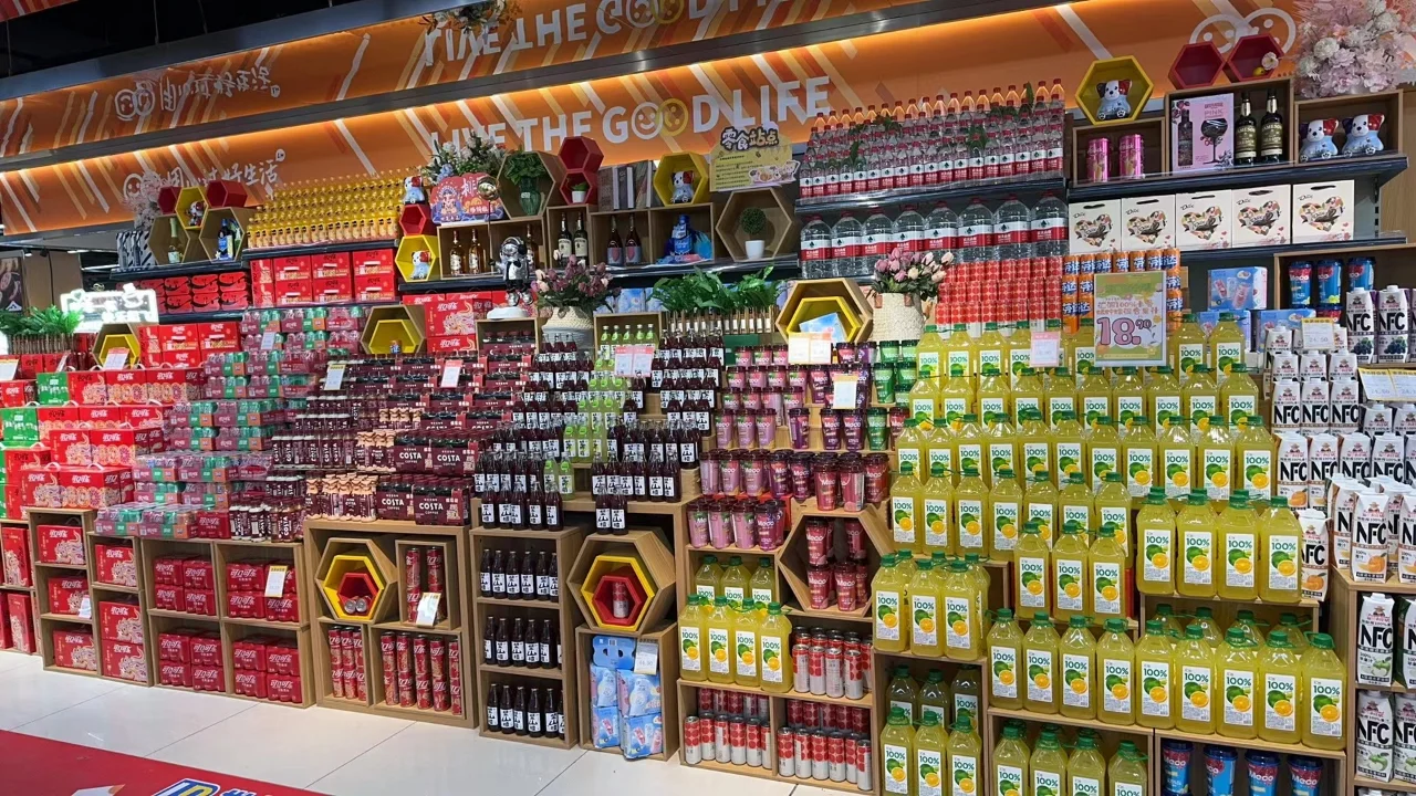 饮料主通道陈列