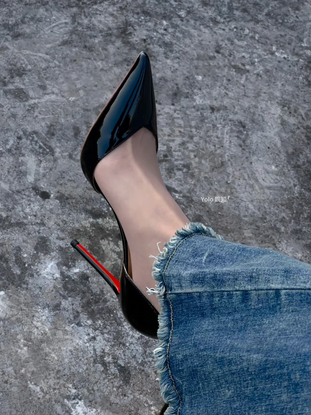 穿了牛仔裤还看得出来吗