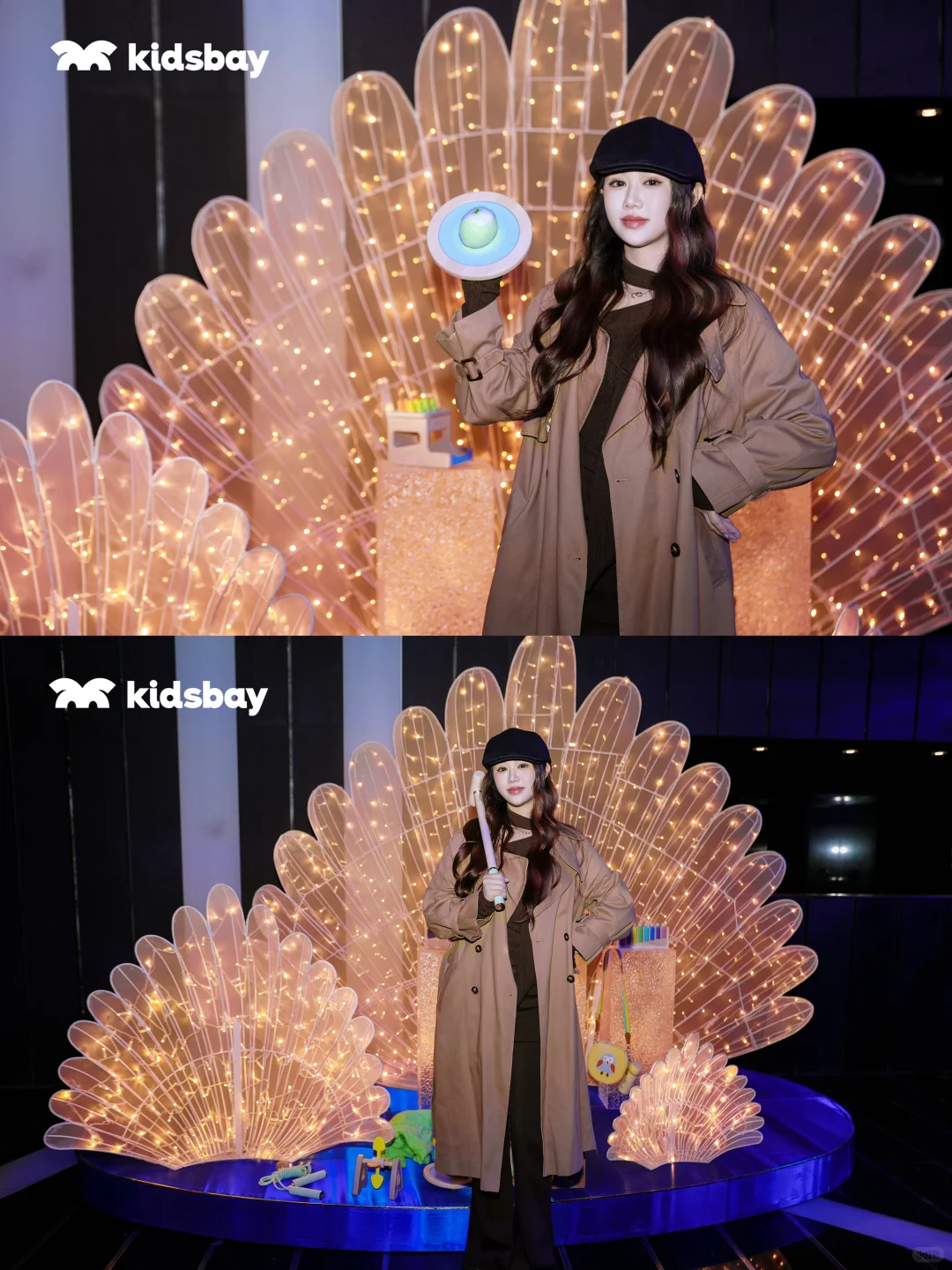 一出月子就来参加 kidsbay 的新品发布会啦