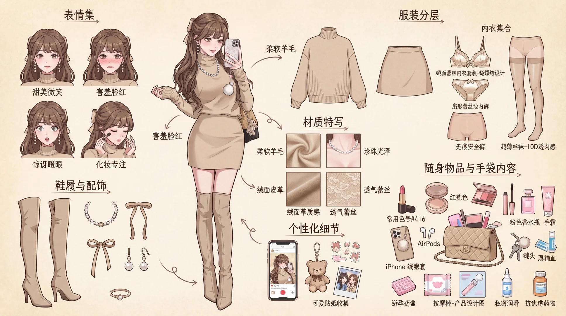 附提示词 | 超?的全景角色分析图玩法