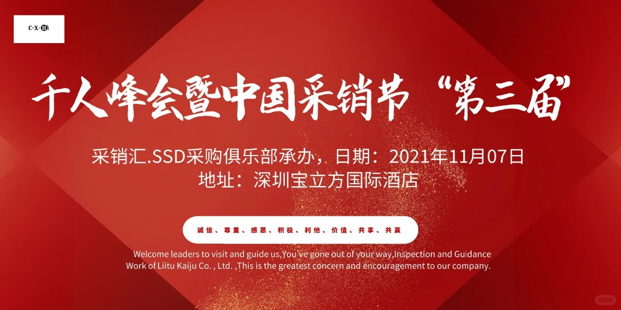 千人峰会暨中国采销节第三届
