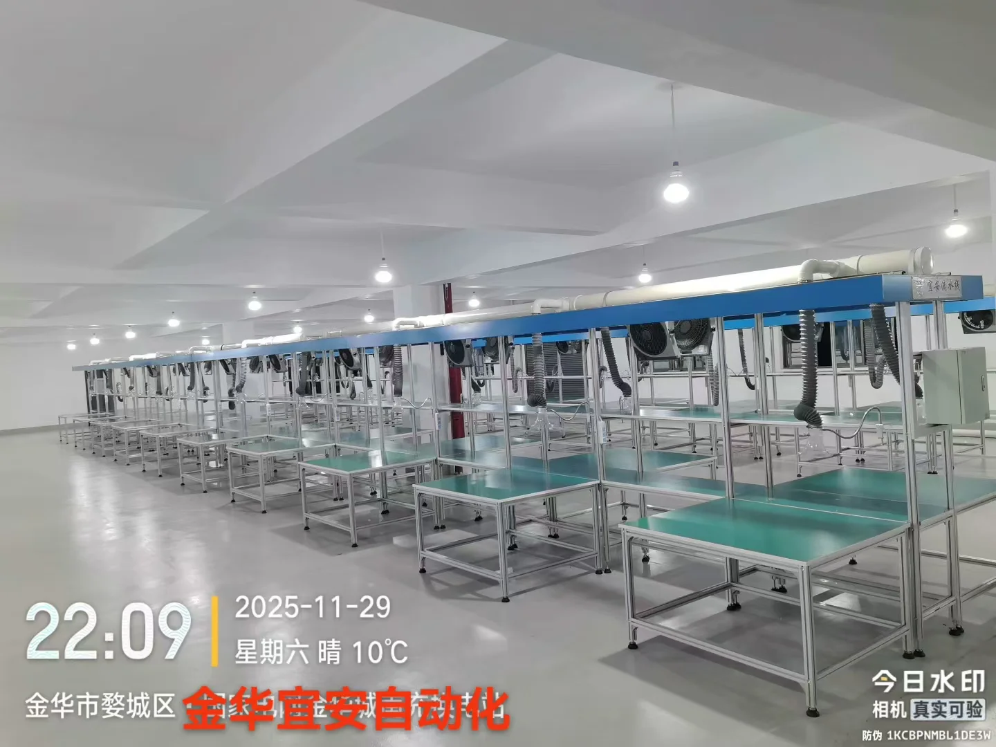 流水线工作台交付完成