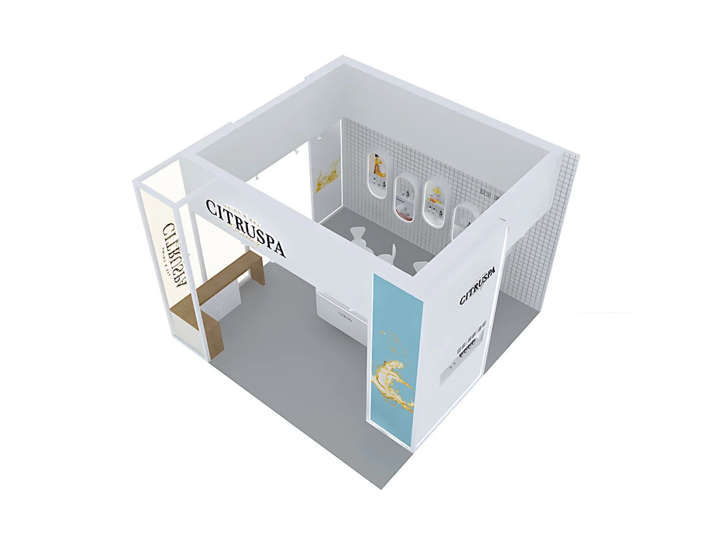 上海进博会设计搭建✨日系洗护清新小展台