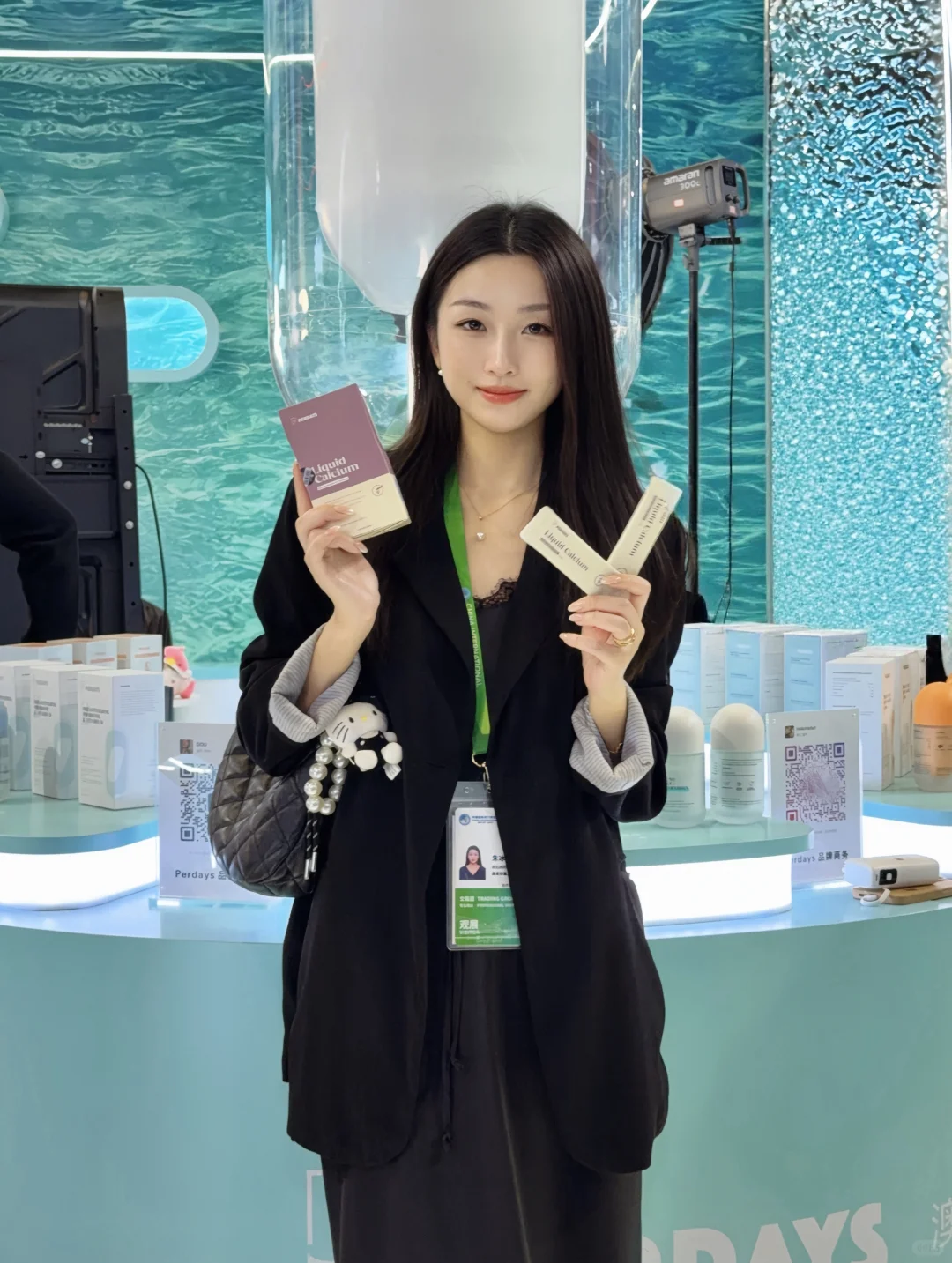 进博会挖到的液体钙，成了我的职场健康搭子