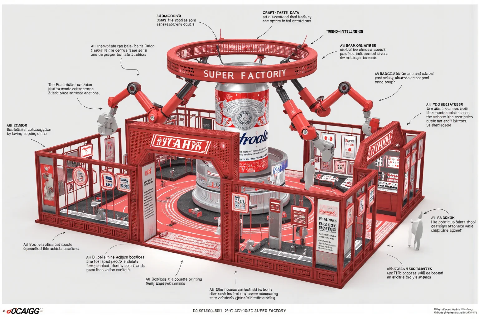 百威啤酒 | 超级工厂展台实验场概念方案