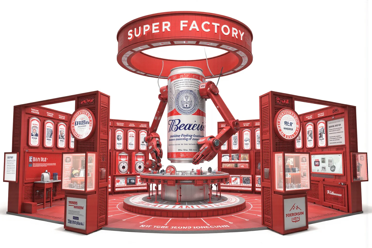 百威啤酒 | 超级工厂展台实验场概念方案
